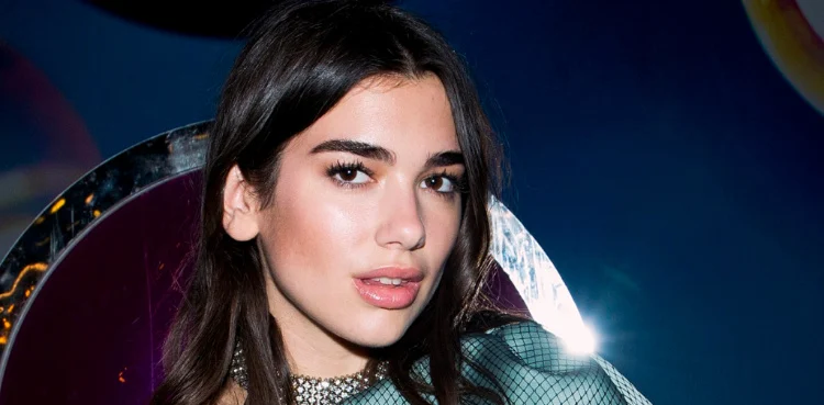 Dua Lipa's beautiful pose