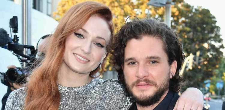 Sophie Turner and Kit Harington