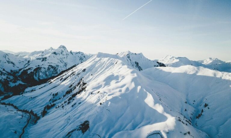 Snowy mountains