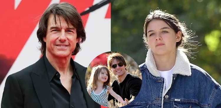 Tom Cruise and his daughter