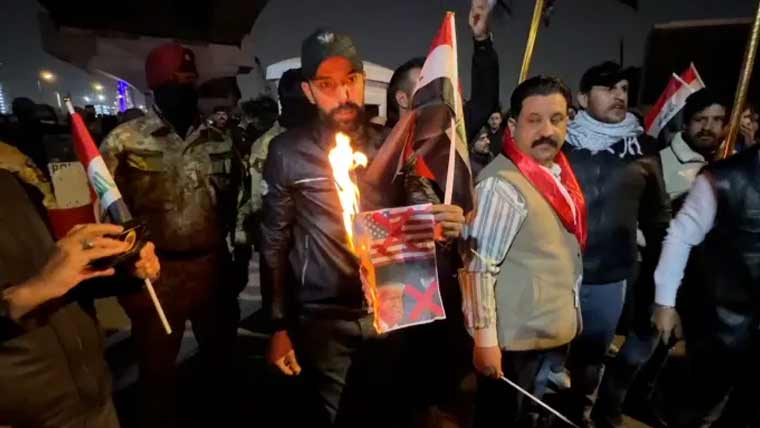لوگوں کا احتجاج عراق میں