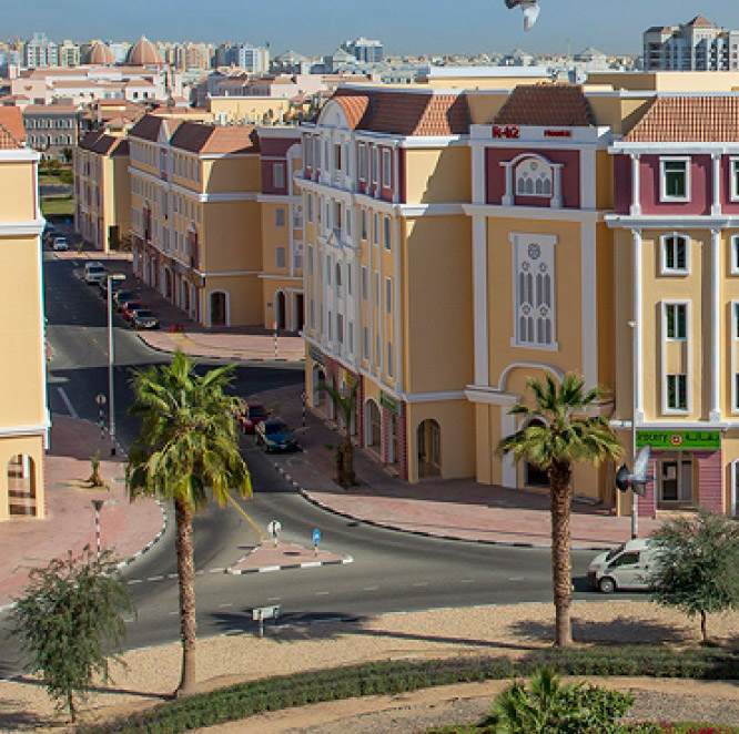 Residential area of dubai